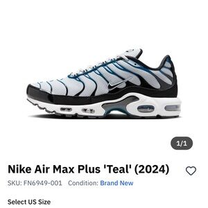 Nike Air Max Plus
Pure Platinum Court Blue